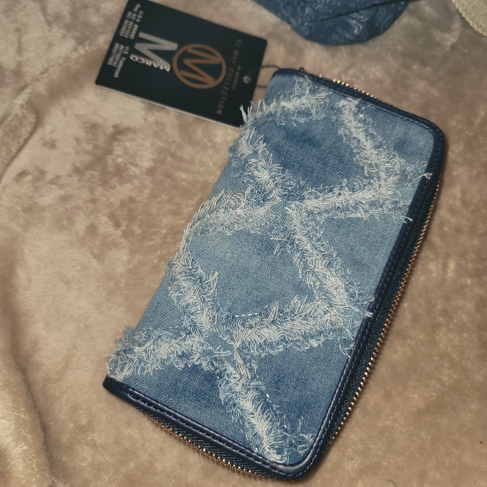 Denim wallet by M Marco by MKP COLLECTION